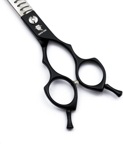Smith Chu Professional Pet Dog Grooming Scissors Kit - Premium Stainless Steel Straight Curved Thinning Blade Dog Hair Cutting Shears Set