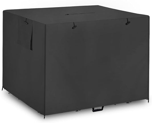 54 Inch Wire Dog Crate Cover,Durable Windproof Privacy Polyester Pet Kennel Covers,Breathable Blackout Cover for 1/2/3 Door Dog Cage. (54" L x 37" W x 45" H,Black)