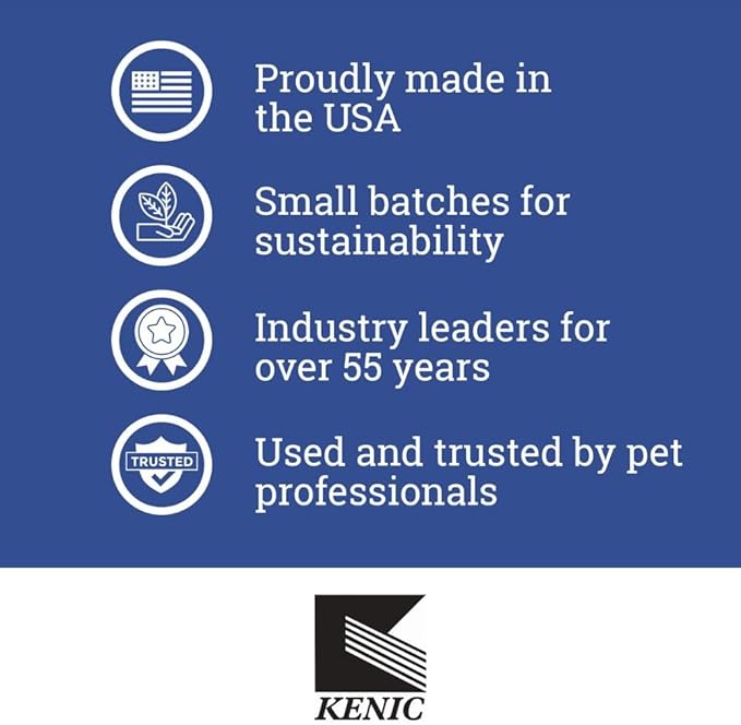 Kenic Ultra Soothing Neem Oatmeal Pet Shampoo, Made in USA with Naturally Derived Ingredients, Soap & Paraben Free, pH Balanced