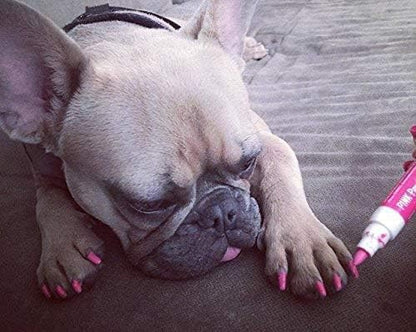 Warren London Pawdicure Dog Nail Polish Pens | Made in USA | Quick Dry, Low Odor, Non-Toxic Dog Accessories | Ideal for Dog Birthday, Dog Costume | Dries in Under 1 Minute | 13 Colors | Pink