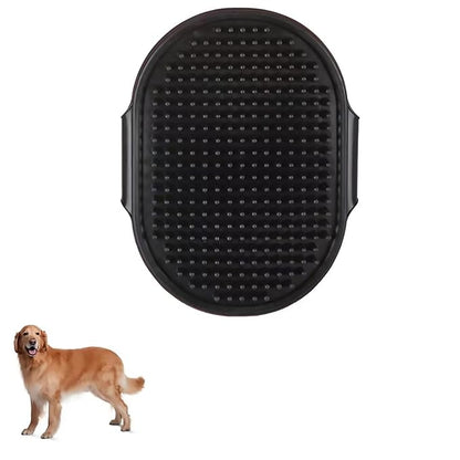 Dog Bath Brush. Dog Washing Brush.2 Sets Short Haired and Long Haired Dog and Cat Bath Brushes (Black)