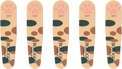 Generic Pet Nail Files Grinder Trim Doublesided Hard and Soft Nail File for Pets Dog Cat Parrot (A 5 Pieces), Cream