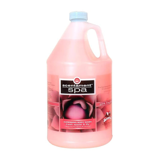 Best Shot Scentament Spa Caressing Body Wash, Fresh Apple Lily, 1 gallon