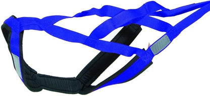 Neewa X-Back Racing Harness - XX-Large, Black | High-Performance, Reflective Gear for Slim, Long-Bodied Dogs | Suitable for Canicross, Skijoring | Neck 20in, Chest 34in, Back 27in