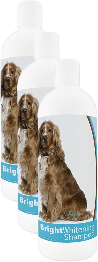 Healthy Breeds English Cocker Spaniel Bright Whitening Shampoo 12 oz (Pack of 3)