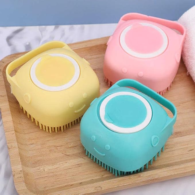 Silicone pet brush for dogs and cats 4,00 x 4,00 x 3,00 in