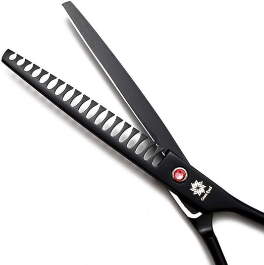 Dream Reach Professional 7.0'' Dog Grooming Scissors Chunker Scissors Hairdressing Dog Scissors Pet Hair Trimming Scissors for Dogs and Cats