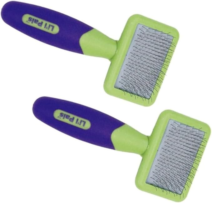 Soft Slicker Brush for Removing Mats, Tangles, and Loose Hair from Your Pets