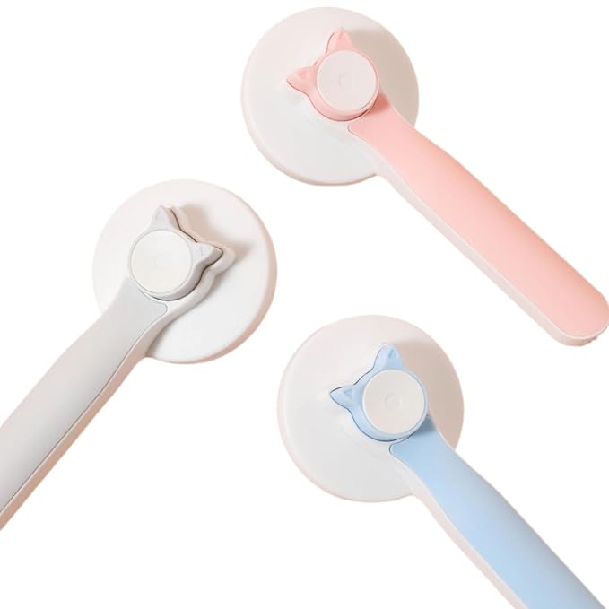 Self-Cleaning Pet Shedding Brush - Gentle Massage Brush For Dogs And Cats Reduces Shedding By 90%, One-Piece Press Design Separates Hair With Ease, 3 Colors (Blue, Pink, Gray) (Gray)