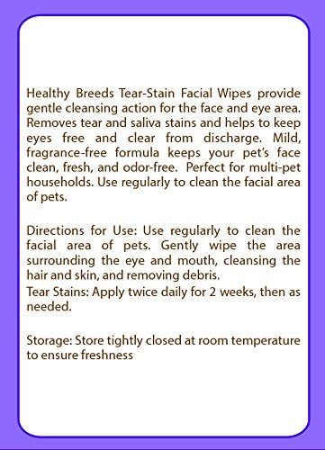 Healthy Breeds Pharaoh Hound Tear Stain Wipes 70 Count