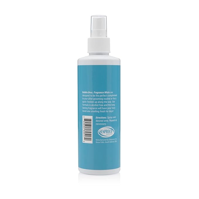 Fragrance Mist Pet Grooming Cologne, 8 oz - Natural, Professional Groomer Grade, Perfume Deodorant for Dogs and Cats, Long Lasting, (Fresh Burst)