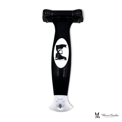 Deshedding Dog Brush by Warren London | Stainless Steel Deshedding Tool | Long Hair - Medium