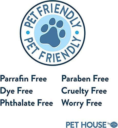 One Fur All Pet House Wax Melts - Vanilla Sandalwood/Vanilla Creme Brulee Pack of 2 - Odor Eliminating, Long-Lasting Scented Wax Melts - Natural, Pet-Friendly