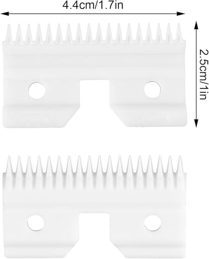 Replacement Blade for Andis Dog Clipper, Detachable Pet Dog Grooming Clipper Blades Fast Feed Ceramic Blades Compatible with Andis 64440 Oster A5 KM Series