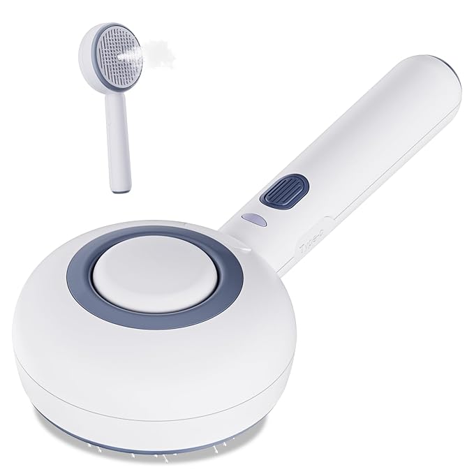 Pet Steamy Brush, White