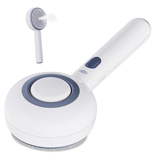 Pet Steamy Brush, White