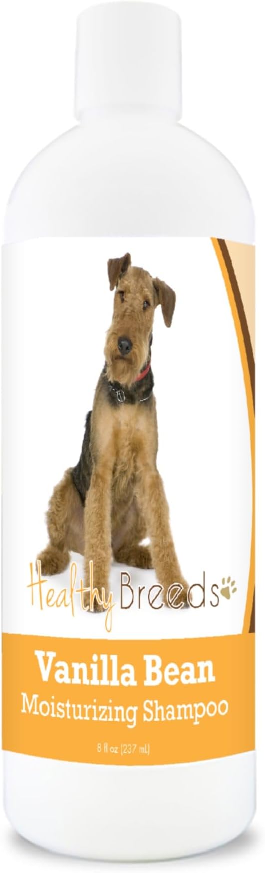 Healthy Breeds Airedale Terrier Vanilla Bean Moisturizing Shampoo + Conditioner - with Vitamins A, D, E + Coconut Oil - 8 oz