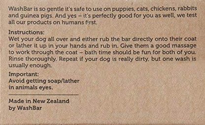 The Natural Dog Shampoo Bar Soap for Itchy Skin Relief - Twin Pack - Dog Soap for Sensitive Skin with Manuka and Neem Oil to Ease Allergies and Itching