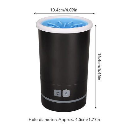 Rechargeable Automatic Dog Paw Cleaner,Dog Paw Cleaner,Electric Automatic Dog Paw Washer Fast Efficient,Portable Pet Paw Cleaner,for Home Pet Shop, automatic paw cleaner dog for dogs treadmill wa