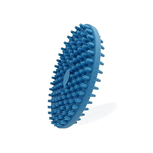 Dog Grooming Brush, Lilpep Pet Shampoo Bath Brush Soothing Massage Rubber Comb with Adjustable Ring Handle for Long Short Haired Dogs and Cats