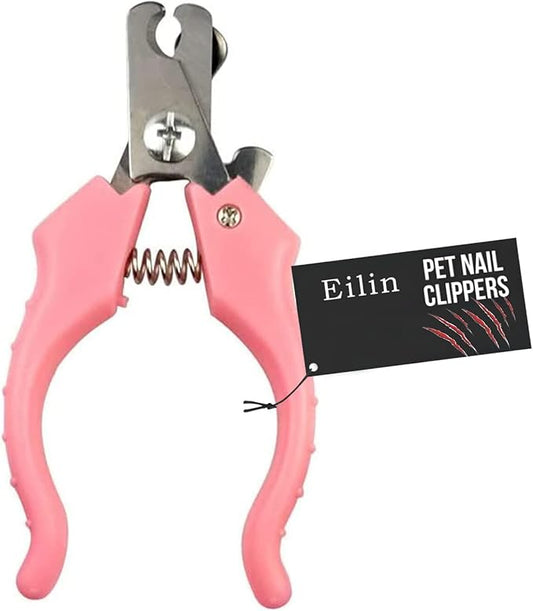 Pet Cut Nail Clippers for Small Medium Animals Cat Dog Claw Trimmer Home Grooming - Stainless Steel Kit Tool for Tiny Bunny Rabbit Bird Puppy Kitten Ferret