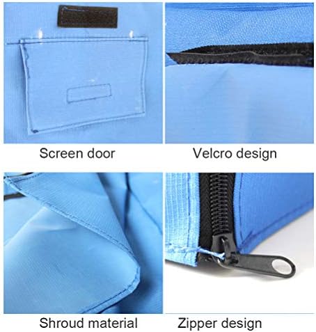 Pssopp Dog Crate Cover, Long Last Service Pet Kennel Cover Dog Cage Cover Waterproof Dog Kennel Cover for Medium Dog (Pink M)