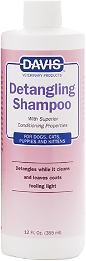 Davis DTS12 Detangling Pet Shampoo, 12 oz