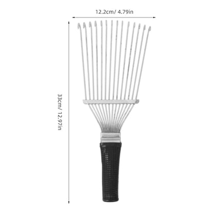 Yardwe Horse Dematting Brush Rake Comb Pet Comb Rake Comb Grooming Brush Hand Undercoat Scrubber Pet Combing Kit for Horses Grooming Rake Dogs Dog Rake