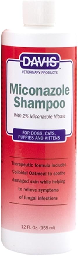 Davis Miconazole Pet Shampoo, 12 Oz