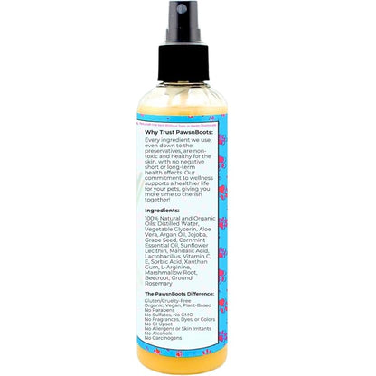 All-in-One Dry Shampoo Spray – 100% Natural, Plant-Based. Removes All Pet Odors, Tangles, & Mats. Fast Relief for Itching, Inflammation. Safe to Use on Toys, Clothes, Furniture, Pets. Tear Free. Lemongrass