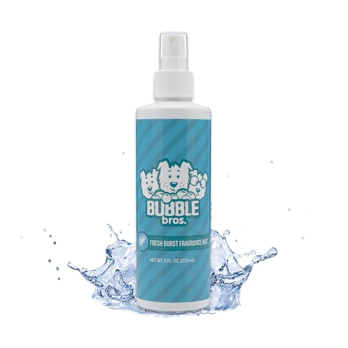 Fragrance Mist Pet Grooming Cologne, 8 oz - Natural, Professional Groomer Grade, Perfume Deodorant for Dogs and Cats, Long Lasting, (Fresh Burst)