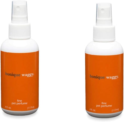 Designer Pet Colognes, Pet Fragrances for the Best Smellers. (2) 4oz Bottles (Bonique Waggy)