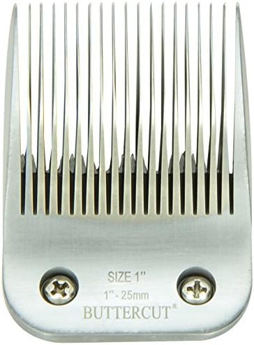 Stainless Steel Pet Grooming Clipper Blade, Size 1" (25mm) (25mm (1" Cut Length))