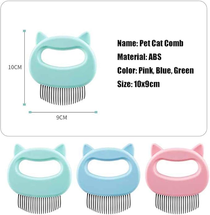 Pet Hair Remover Brush Cleaning Slicker Brush for Dogs and Cats(Green)