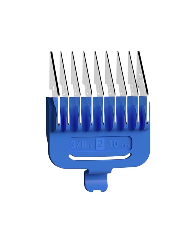 oneisall 10 mm blue metal combs for dog clippers for Grooming for Thick Heavy Coats