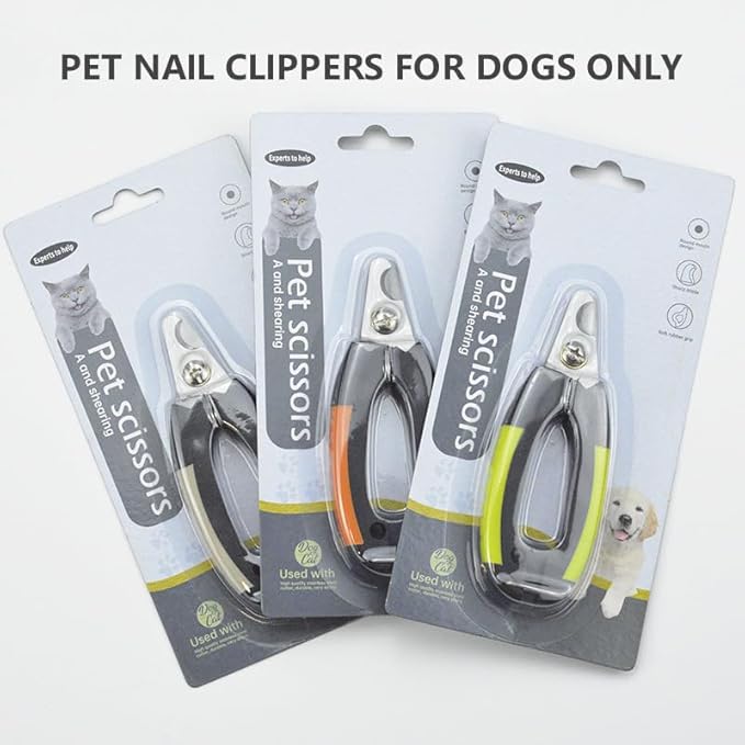 KUOUDOM Professional Dog Nail Trimmer - Nail Clippers & Supplies for Grooming - Dog Claw Care for Small & Small Orange - Standard, 5" x 2"