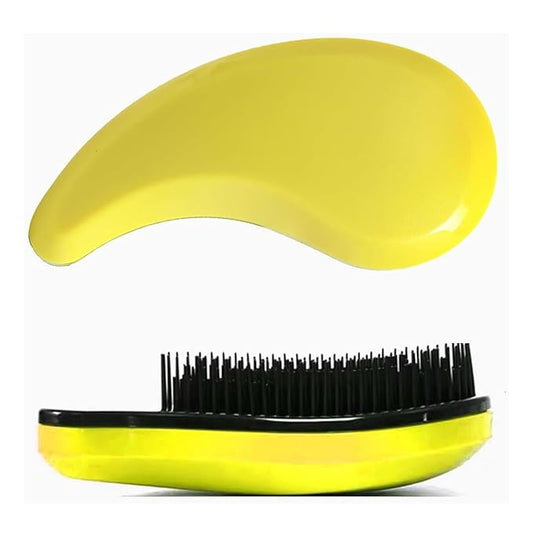 Puppy Brush for Small Dogs - Soft Dog Brush - Perfect Yorkie, Shih Tzu, Maltipoo & Maltese Grooming - Gentle Hair Remover for Easy Pet Grooming at Home - Yellow