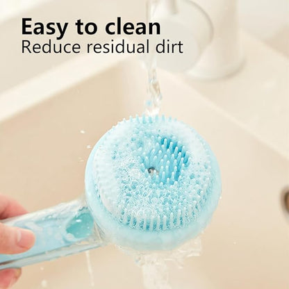 Pet Bath Brush, Dog Bath Brush, Dog Bath Supplies, Cat Grooming Supplies, Dog Grooming Supplies, Shampoo Dispenses Designed Pet Bath Massage Brush