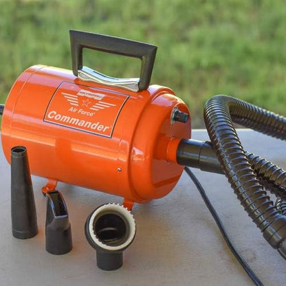 METROVAC Carbon Brushes (ABC-14) Bundle with Air Force Commander Variable Speed