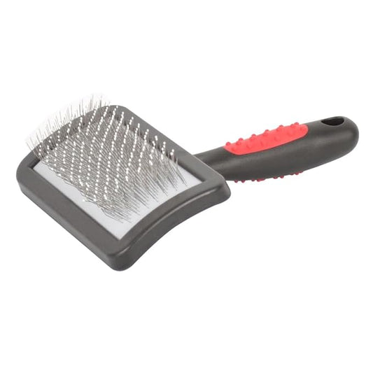 Slicker Brush with Ergonomic Handle, Grooming Tool, Pet Brushes Remove Loose Undercoat and Tangles for Dogs, Cats Pet Supplies Accessories
