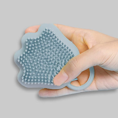Dog Cat Bath Brush Comb Shampoo Dispensing Massage Bathing Shower Brush Scrubber Soft Silicone for Cleaning Short Long Haired Dogs and Cats