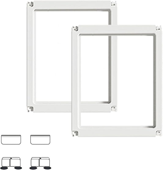 Clear Acrylic Dog Playpen Transparent Dog Playpen Indoor, Easy Assemble Clear Pet Pen for Puppy Bunny Cat Pig, Sturdy & Easy Cleaning Plastic Dog Puppy Fence (23.6" H, 2PCS)