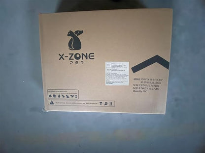 X-ZONE PET Dog Playpen Portable Pet Play Pens for Puppies, Cat, Rabbit, Chicks, Foldable Exercise Play Tent Kennel Crate, Indoor/Outdoor Travel Camping Blue Medium