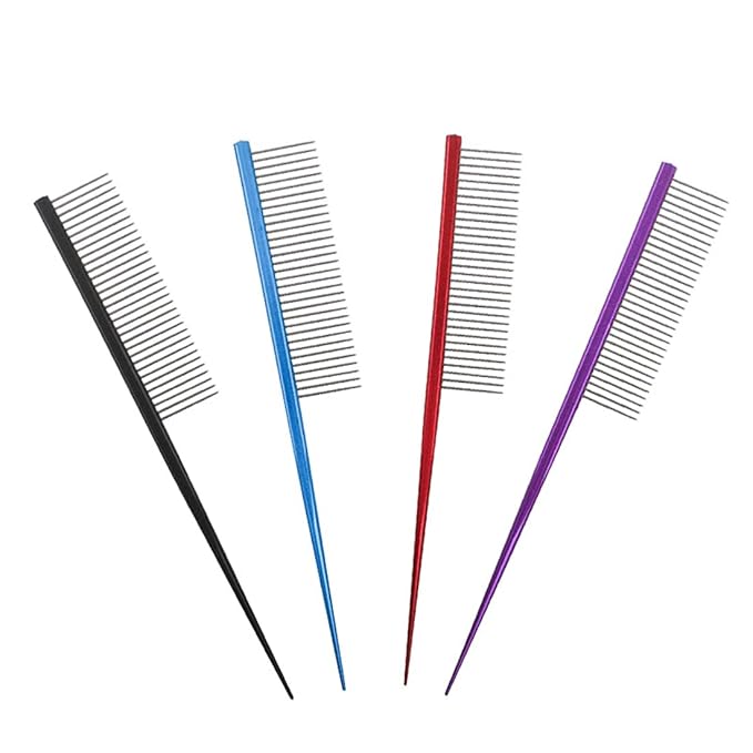 PetPhindU Hair Comb - Stainless Steel Dog Hair Comb for Home Grooming, Removes Float Hair and Dirt, Prevents Entanglement, Massages and Promotes Blood Circulation, Blue