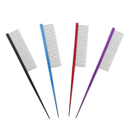 PetPhindU Hair Comb - Stainless Steel Dog Hair Comb for Home Grooming, Removes Float Hair and Dirt, Prevents Entanglement, Massages and Promotes Blood Circulation, Blue