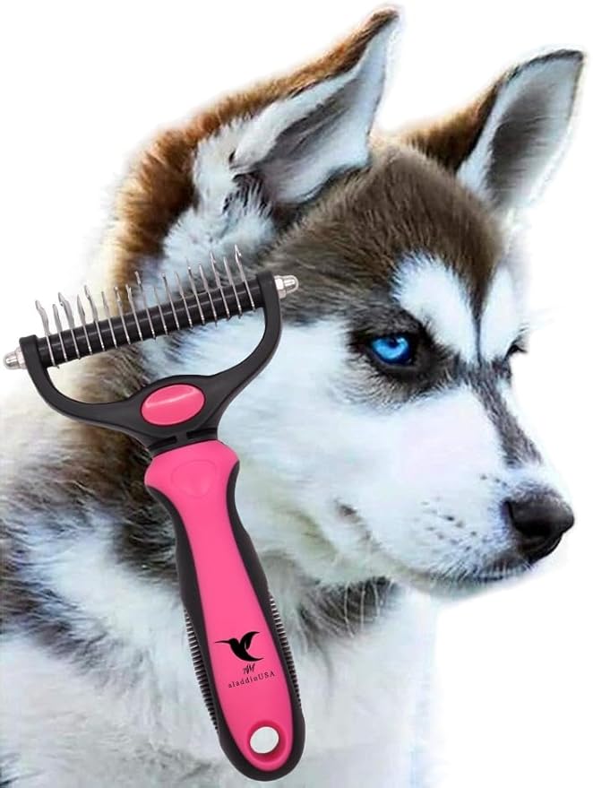Pet Grooming Brush For Dogs and Cats.