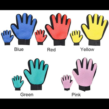 | Pet Grooming | Gentle | Efficient Hair Fur Removal | Bath | Pet Glove Brush (Blue - Right Hand Only)