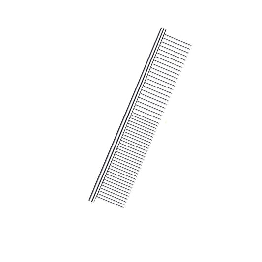 Pet Grooming Combs with Rounded Tips, Stainless Steel Bristles, Easy Detangling Tool for Long & Short Haired Dogs, Cats, and Other Furry Friends, Ideal for Daily Brushing