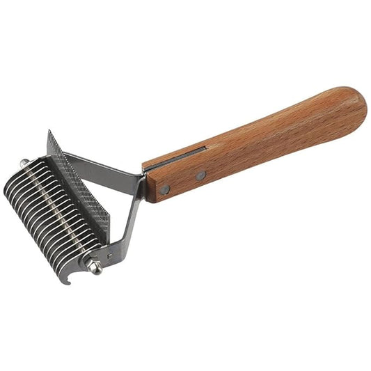 Large Firm Slicker Brush,Pet Slicker Brush, Stainless Steel Pins, Pet Grooming Wire Brush, and Deshedding for Long Haired Dogs