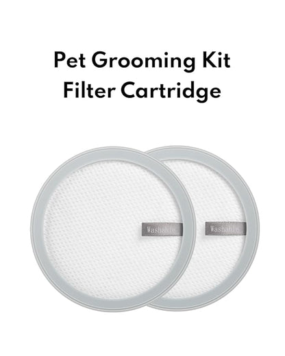 Homerunpet Filter Cartridge for Pet Grooming Kit, Filter Replacement for Fresh Air, 2 Packs